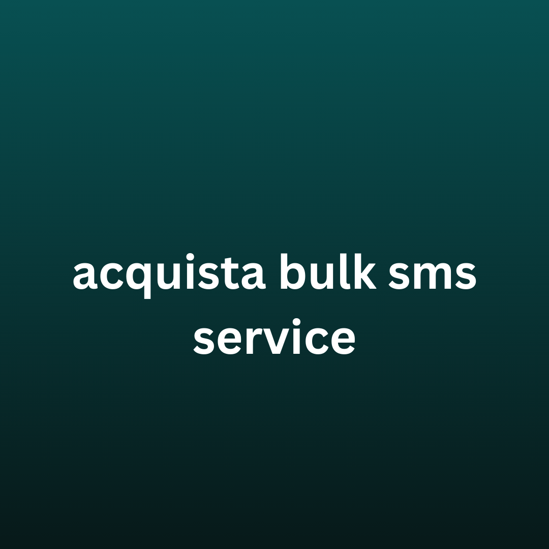 acquista bulk sms service