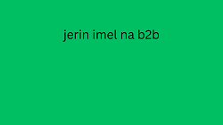 jerin imel na b2b