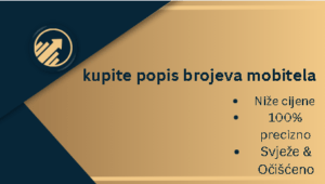 kupite popis brojeva mobitela