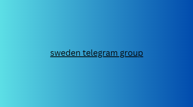 sweden telegram group